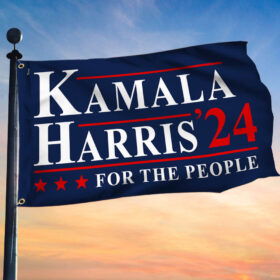 Kamala Harris 2024 For The People President Election Grommet Flag MLN3654GF