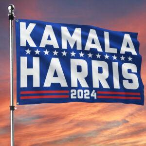 Kamala Harris 2024 For President Grommet Flag MLN3638GF