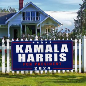 Kamala Harris For President 2024 Fence Banner MLN3600FB