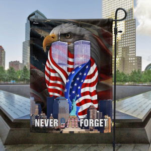 Patriot Day 911 Never Forget Eagle Flag MLN3471F