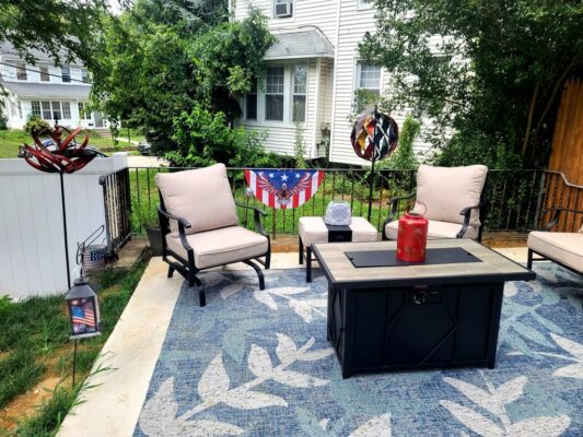  Patriotic American Eagle Fan Flag