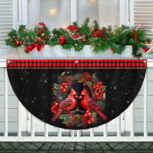 Cardinal Merry Christmas Non-Pleated Fan Flag TQN3753FL