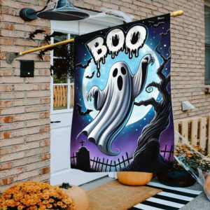 Halloween Ghost Boo Spooky Flag TQN3706F