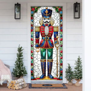 Nutcracker Christmas Door Cover TQN3668D