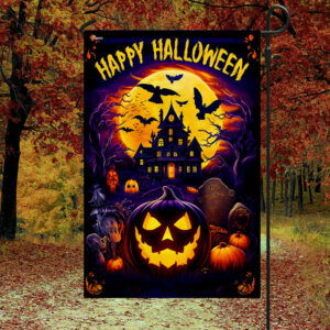 Happy Halloween Pumpkin Flag MLN3861F