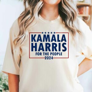 President Kamala Harris 2024 Shirt Kamala Harris For The People 2024 Comfort Color T-Shirt VTM330TS