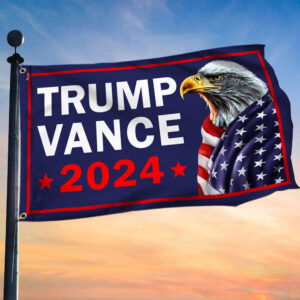 Trump Vance 2024 Eagle Grommet Flag MLN3698GF