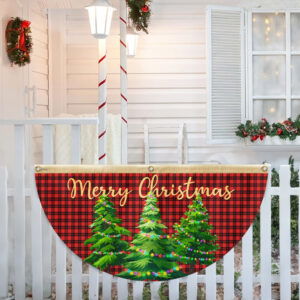 Merry Christmas Non-Pleated Fan Flag TQN3771FL