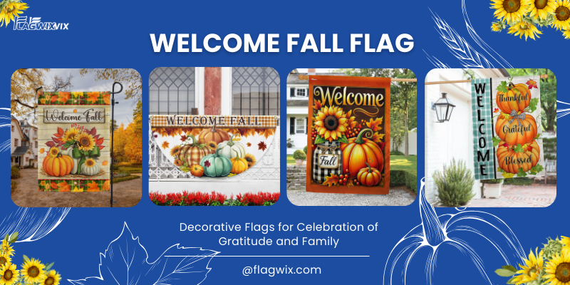 Welcome Fall Flag