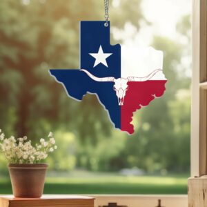 Independence Day Gift, Texas Acrylic Hanging Sign HTT269ASn