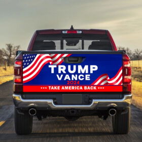 Trump Vance 2024 Take America Back Trump Tailgate Decal Sticker Wrap TPT2106TD