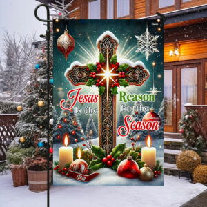 Jesus Christ Christmas Jesus Is The Reason For The Season Flag MLN3940F