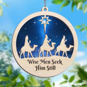 Wise Men Seek Him Still Three Wise Men Nativity VTM412WH