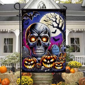 Skull Halloween Flag MLN3926F