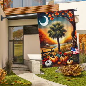 South Carolina Fall Thanksgiving Flag TQN3795F